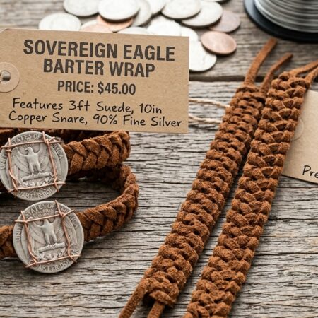 Survival / EDC Barter Wrap - 90% Silver Quarter
